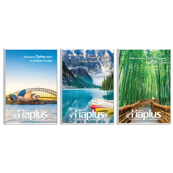 Vở kẻ ngang Haplus - Landscape 80 trang